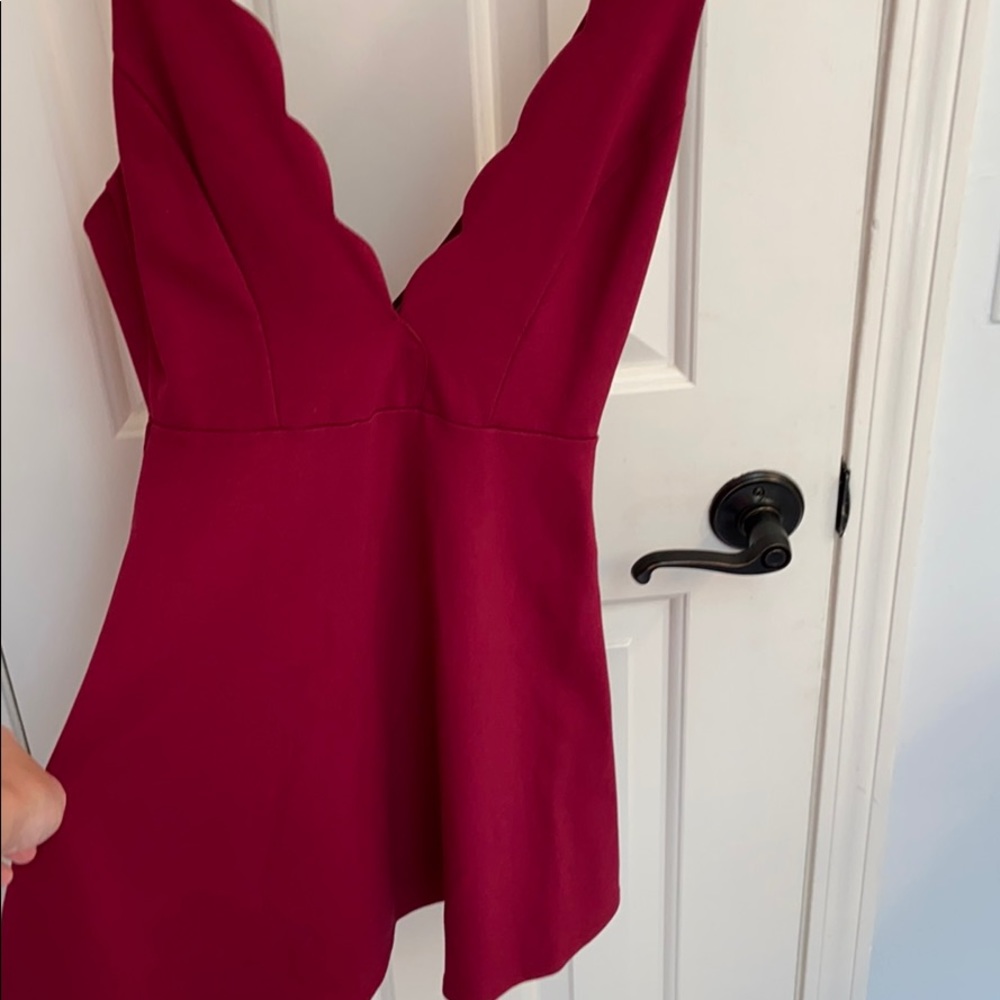 Red dress